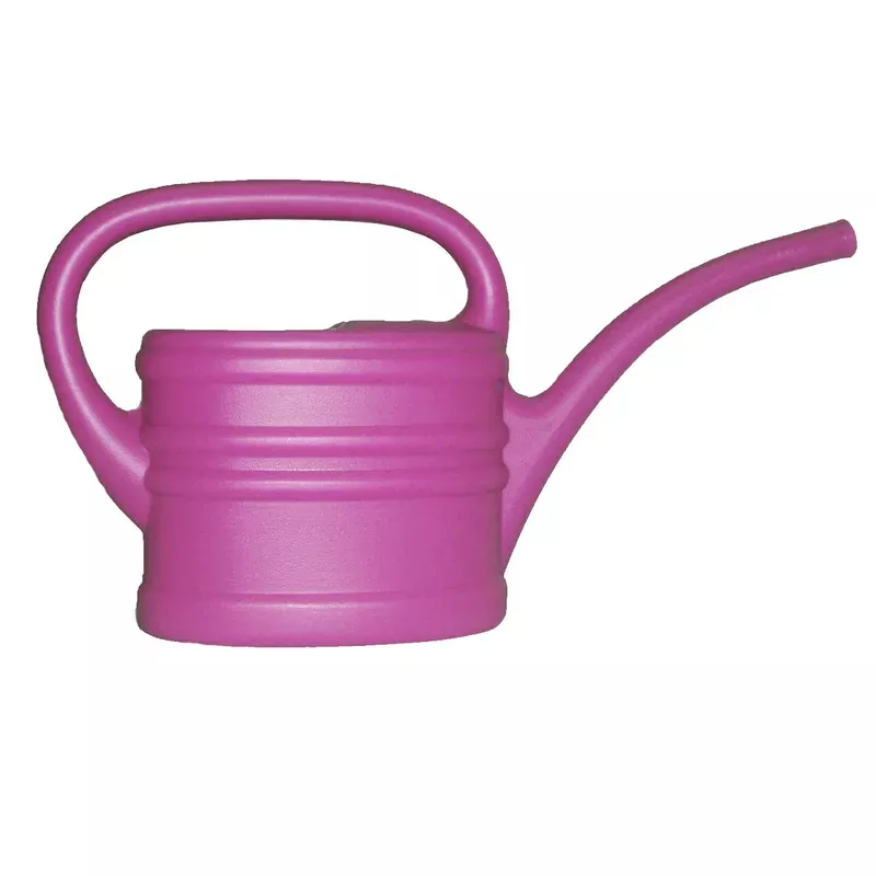 1-pt-pink-plastic-watering-can 1 pt Pink Plastic Watering Can