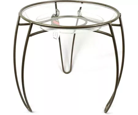 12-main-street-plant-stand-metallic-taupe 12" Main Street Plant Stand Metallic Taupe