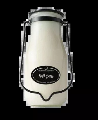 14 oz Milkbottle Candle: North Shore