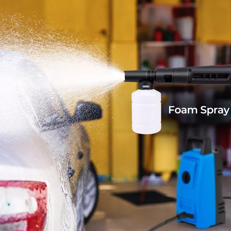 1900-psi-1-8-gpm-electric-pressure-washer-with-4-quick-connect-nozzles-blue 1900 PSI 1.8 GPM Electric Pressure Washer with 4 Quick Connect Nozzles-Blue