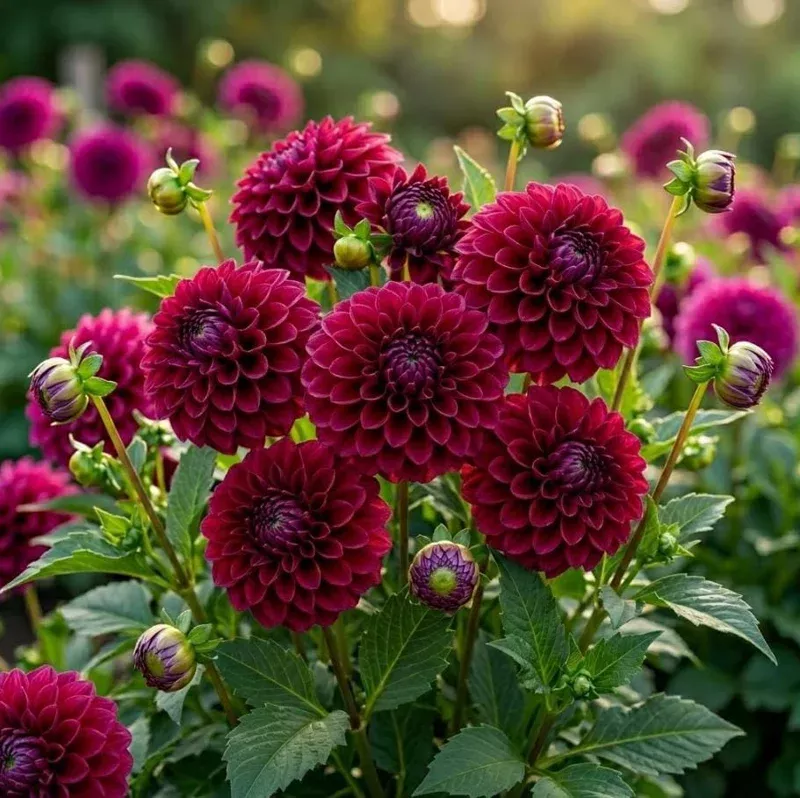 2-ball-babette-dahlia-tubers-deep-red-pompom-dahlia-bulbs-cut-flowers 2 Ball Babette Dahlia Tubers – Deep Red Pompom Dahlia Bulbs for Cut Flowers