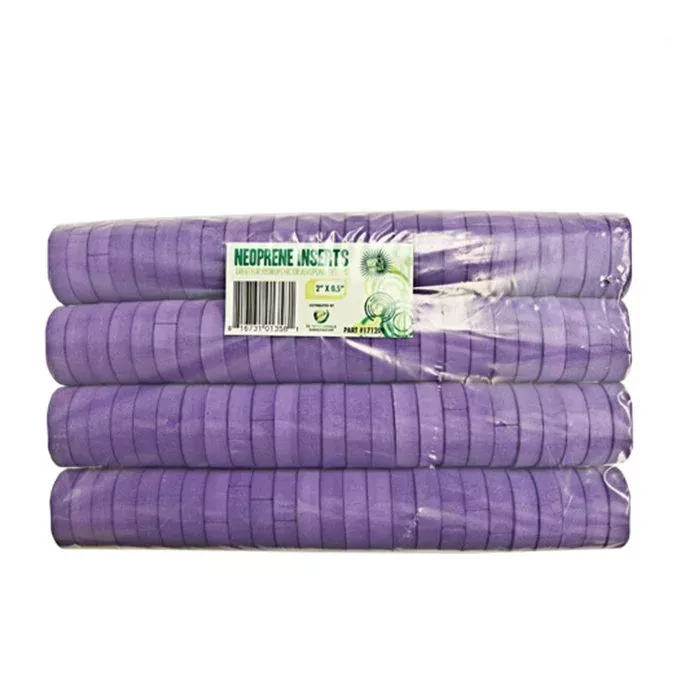 2"" Neoprene Inserts (sold 100 per pack) - Purple