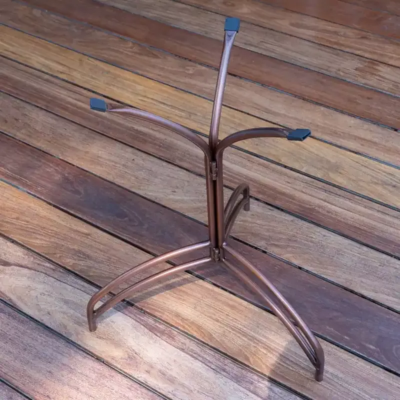23″ Folding Stand in Copper Finish for Basins