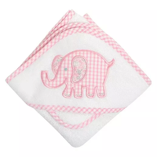 3-marthas-elephant-hooded-towel-set-pink 3 Marthas Elephant Hooded Towel Set – Pink