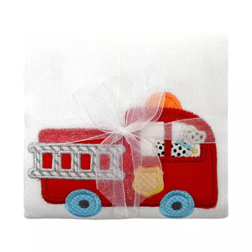3-marthas-firetruck-appliqued-burp 3 Marthas Firetruck Appliqued Burp