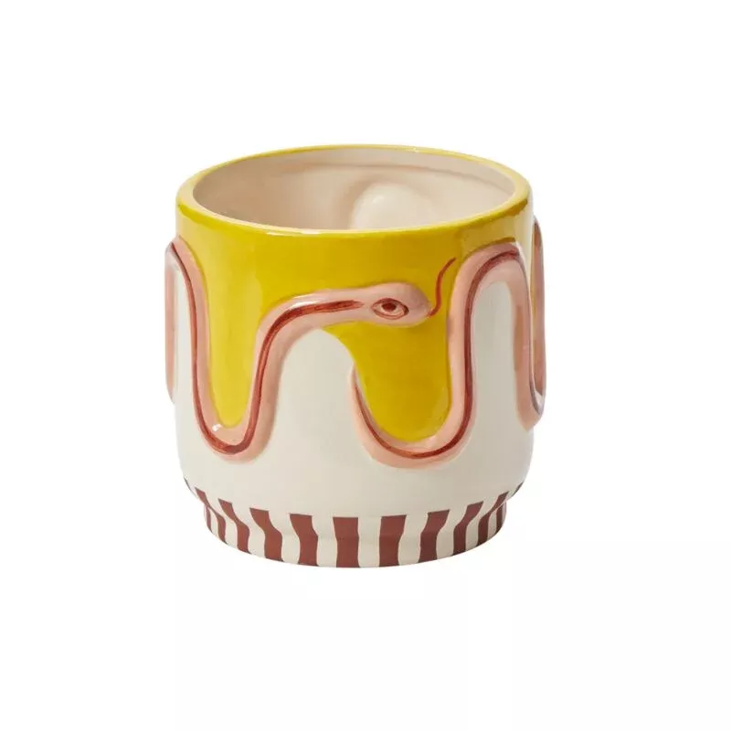 5in-yellow-snake-pot 5in Yellow Snake Pot