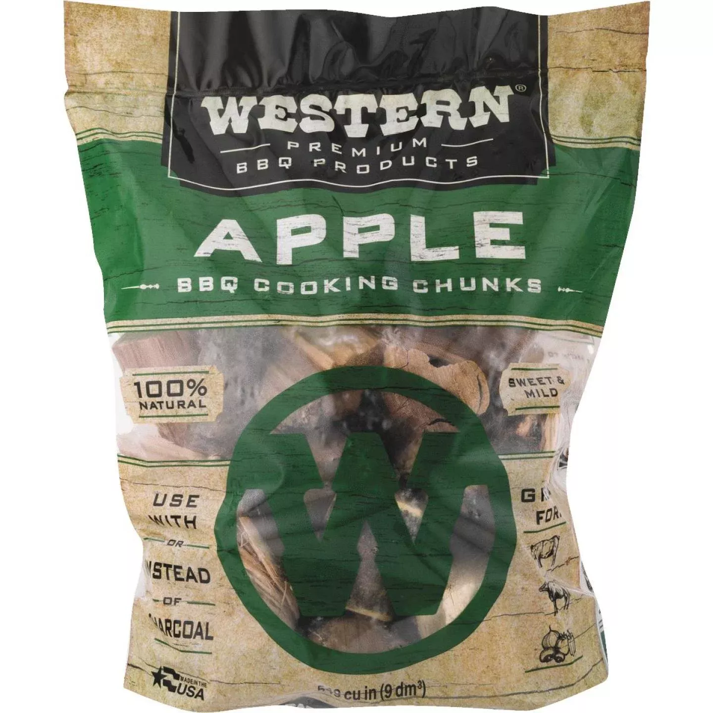 6-lb-apple-wood-smoking-chunks 6 Lb. Apple Wood Smoking Chunks