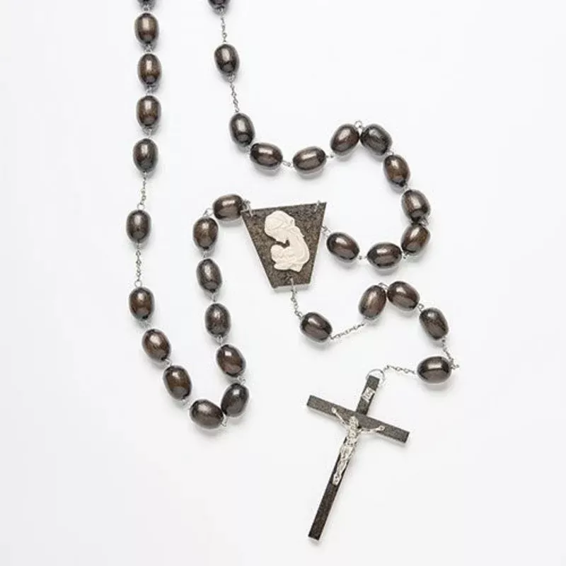 60-wall-rosary-brown-wood 60″ WALL ROSARY – BROWN WOOD