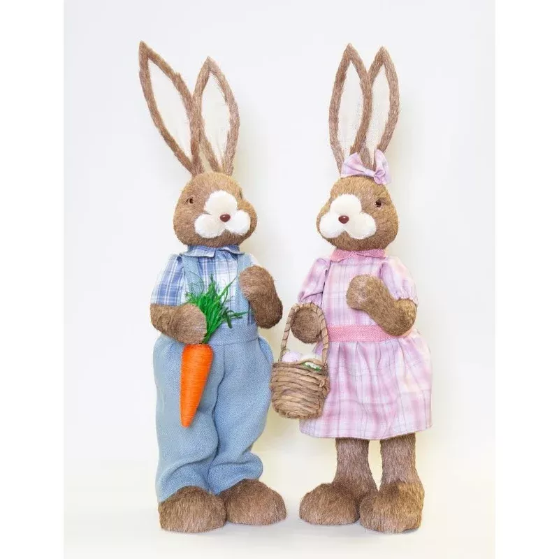 74cm-ms-rabbit-with-egg-basket 74cm Ms.Rabbit with Egg Basket