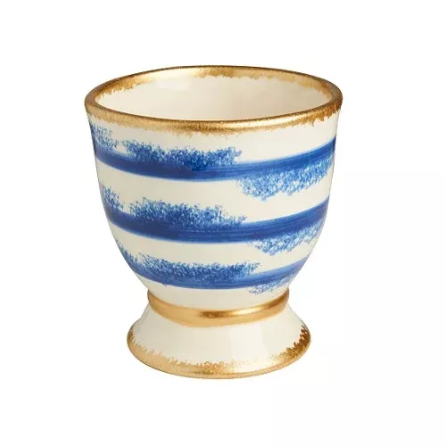Abigails Large Savoy Spongy Cachepot – Blue/White