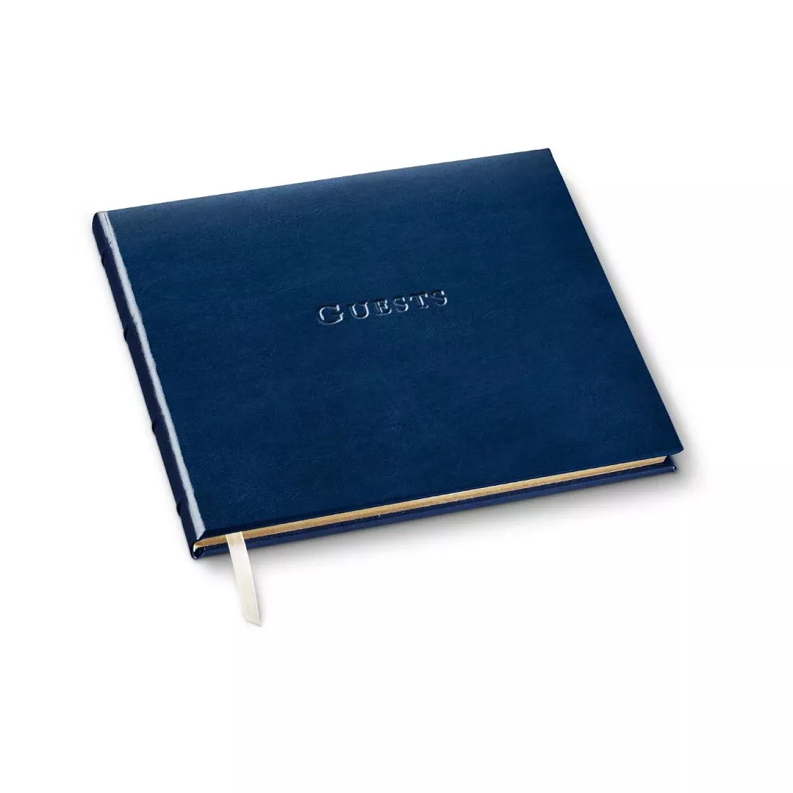 acadia-navy-leather-guest-book Acadia Navy Leather Guest Book