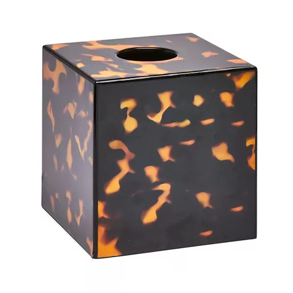 addison-ross-tortoiseshell-square-tissue-box Addison Ross Tortoiseshell Square Tissue Box