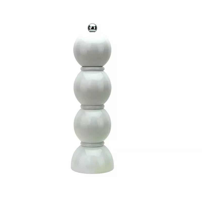 addison-ross-white-lacquer-bobbin-salt-pepper-mill-grinder Addison Ross White Lacquer Bobbin Salt/Pepper Mill Grinder