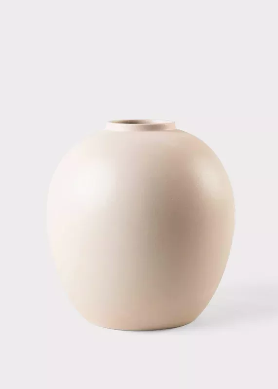 Afloral™ Large Vase in Matte Bailey Cream – 10.75″