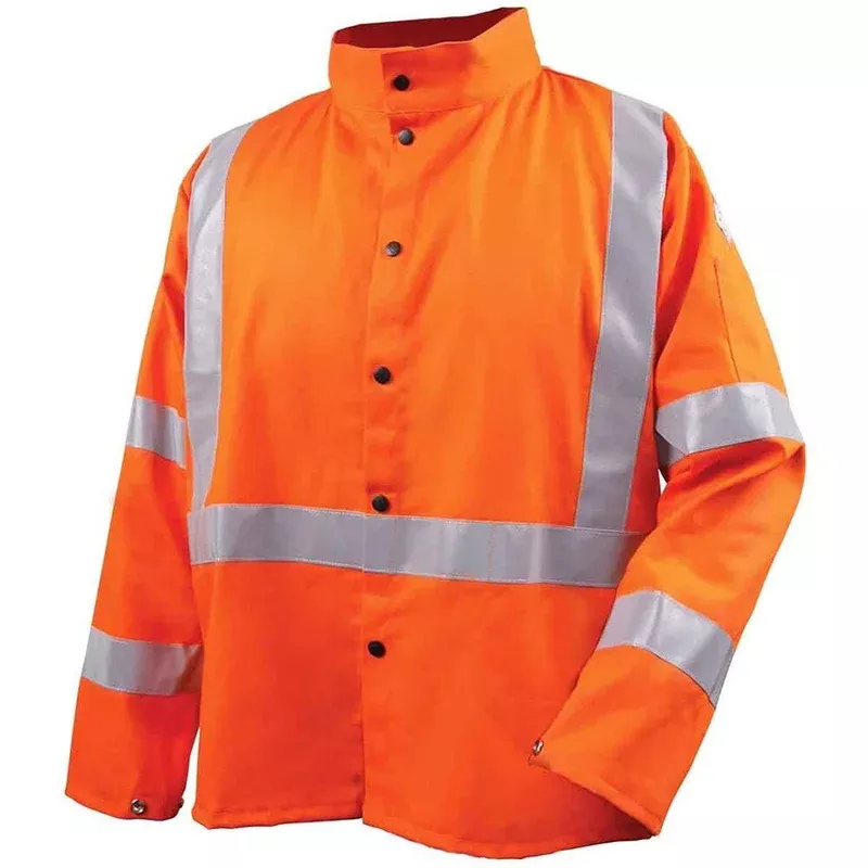 black-stallion-jh1012-or-sml-safety-flame-resistant-cotton-cowhide-hybrid-weldin Black Stallion JH1012-OR-SML Safety Flame Resistant Cotton & Cowhide Hybrid Welding Jacket, Small