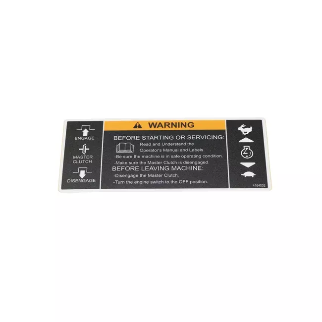control-panel-decal-sod-cutters-4164032 Control Panel Decal For Sod Cutters, 4164032