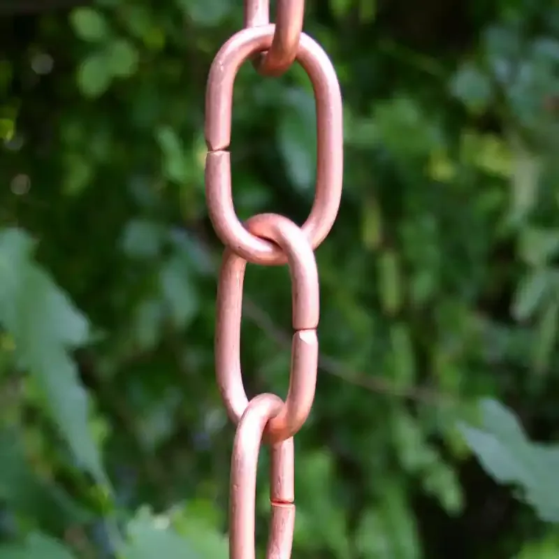large-copper-link-rain-chain Large Copper Link Rain Chain