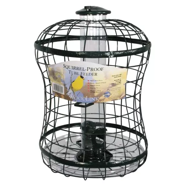 Woodlink Bird Feeder Caged Tube 10″