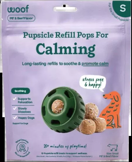 WOOF Calming Wellness Pops Dog Treats