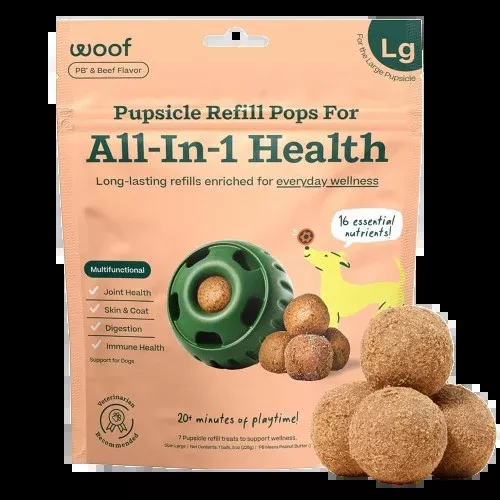WOOF Pupsicle All-In-1 Wellness Pops for Dogs