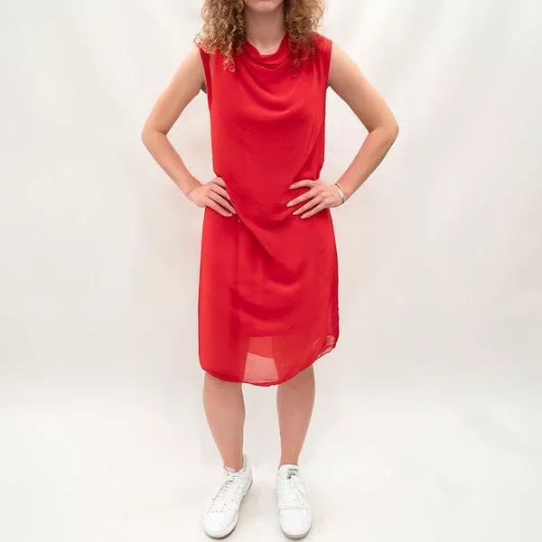 woven-cap-sleeve-midi-dress-cherry Woven Cap Sleeve Midi Dress Cherry