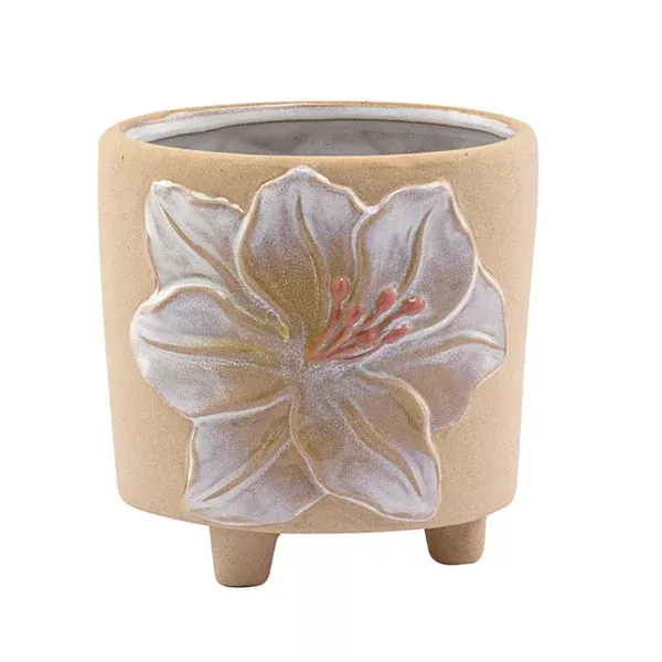 yellow-white-hibiscus-planter Yellow White Hibiscus Planter