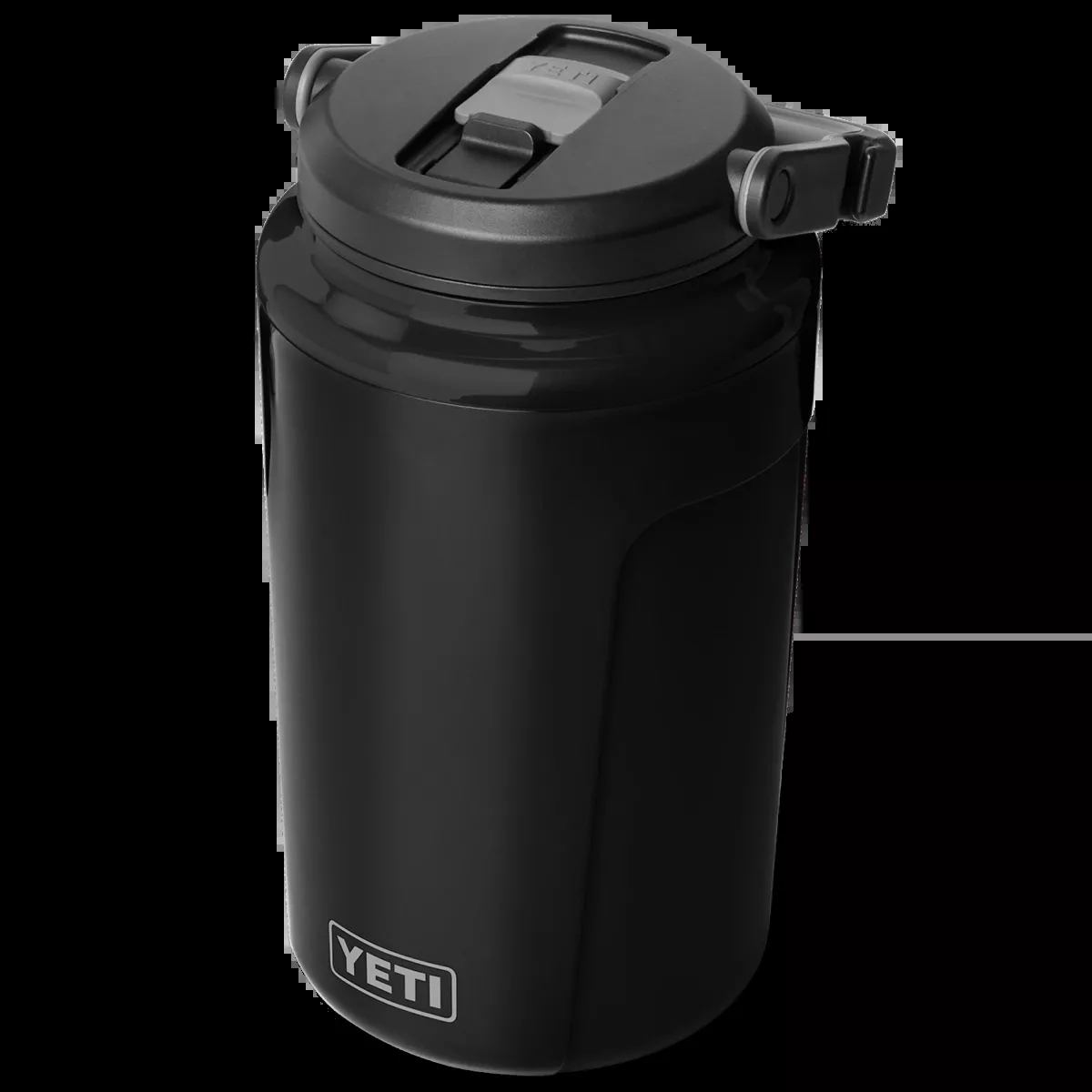 Yeti Silo Half Gallon Jug with Magslider Straw Cap – Black