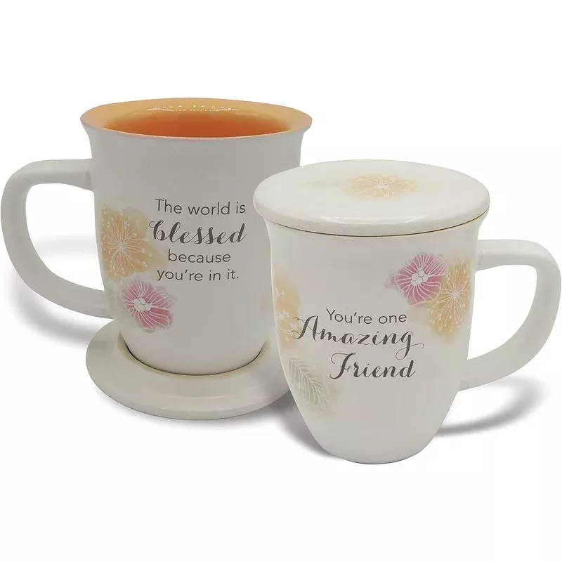 “You’re One Amazing Friend” Coaster and Mug Set