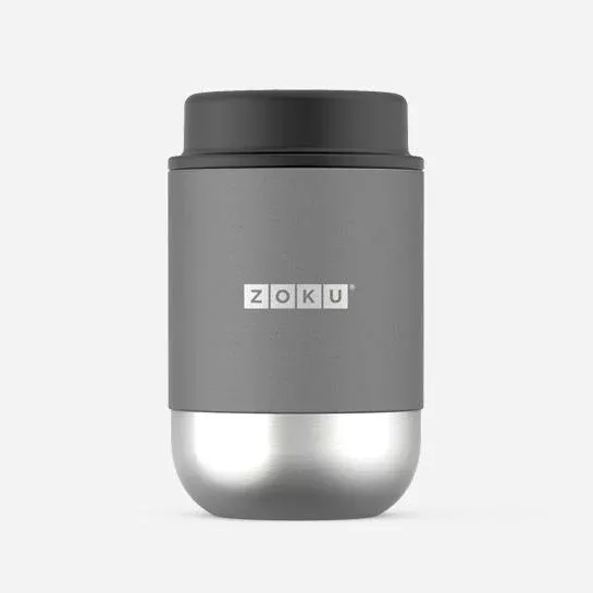 zoku-16oz-neat-stack-food-jar-stainless Zoku 16oz Neat Stack Food Jar – Stainless